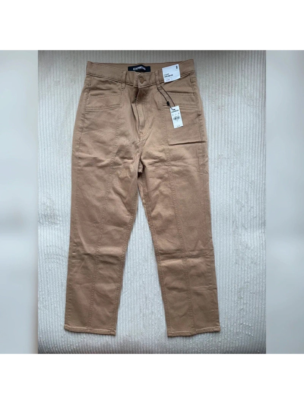 Express Women’s Super High Rise Straight Khakis